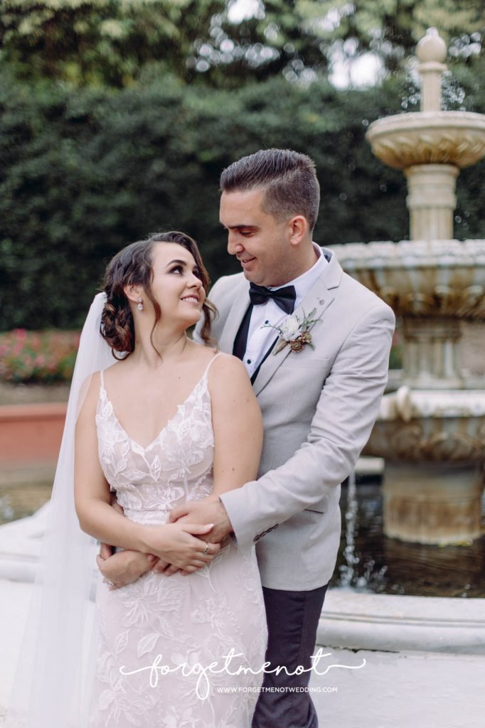 wedding photo at hunter valley garden 101