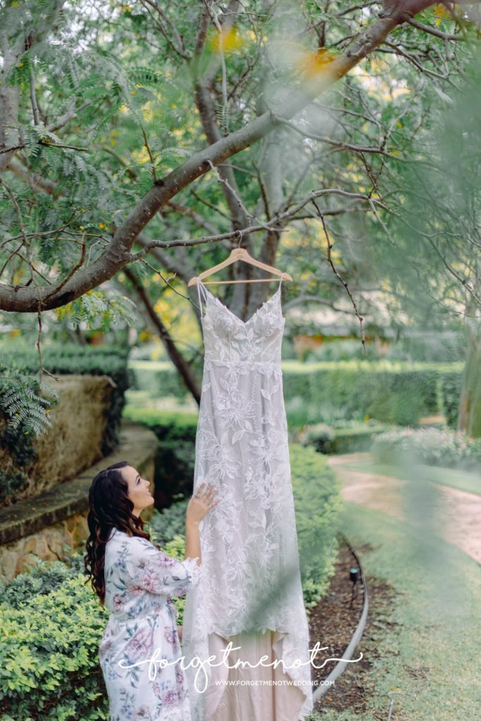 wedding photo at hunter valley garden 2