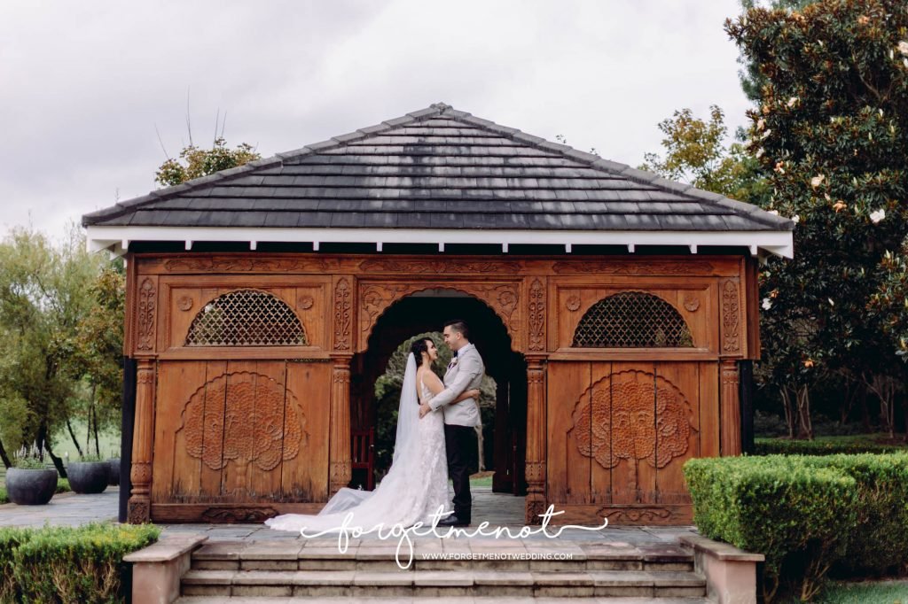 wedding photo at hunter valley garden 90