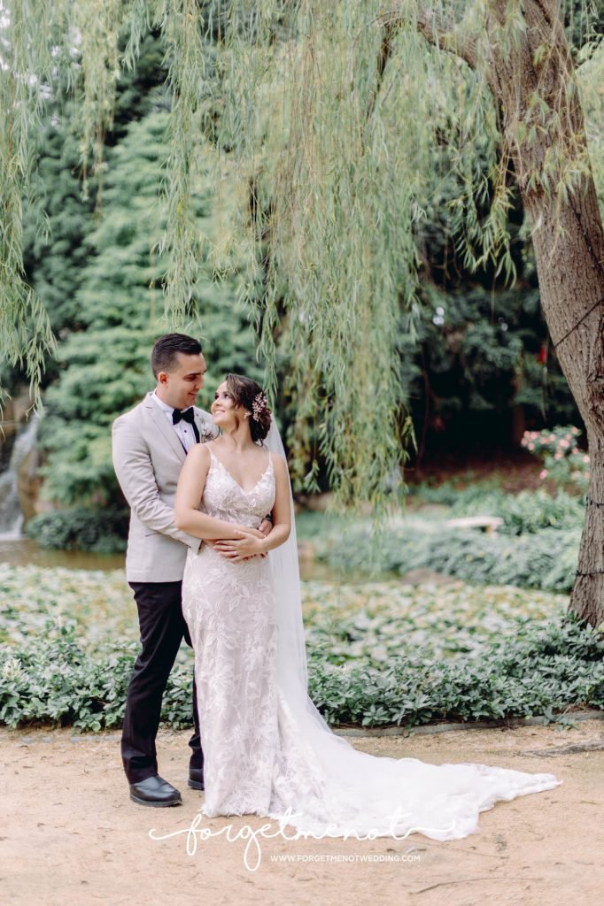 wedding photo at hunter valley garden 97